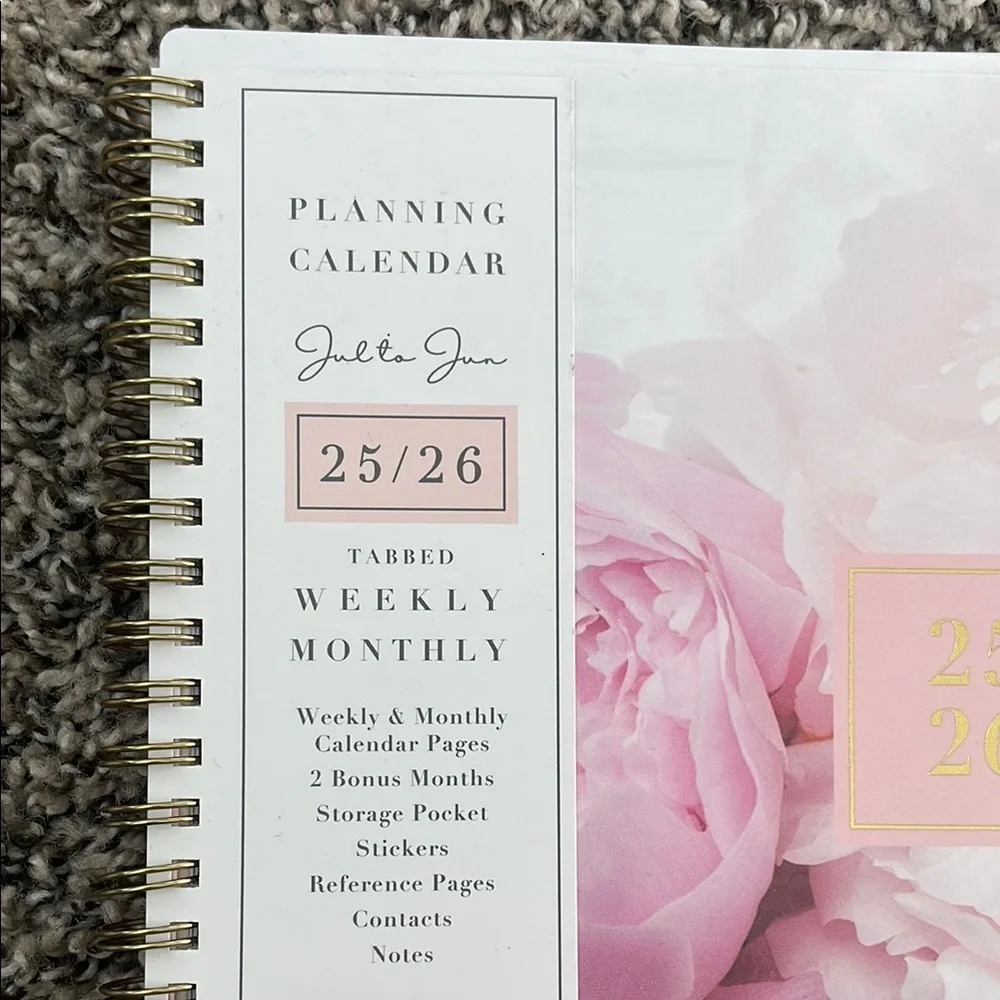 Rachel Parcell Pink Floral Planner